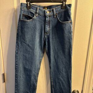 Mens Lee Jeans, 30x30, Classic Blue, Straight Regular Fit, Excellent Condition